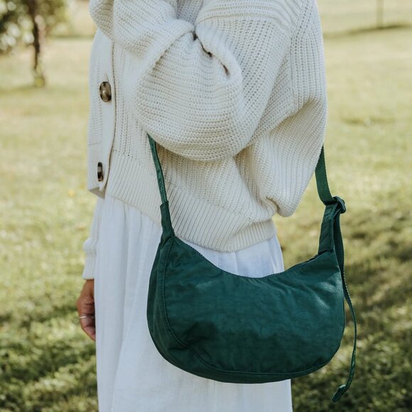 NWT Baggu Small Crescent Bag - Cypress - Picture 8 of 10